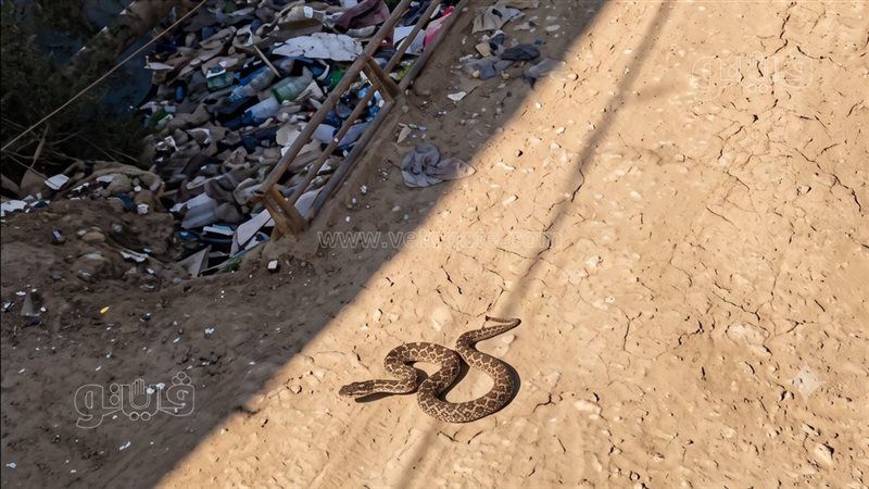 أفعى مجهولة تثير
