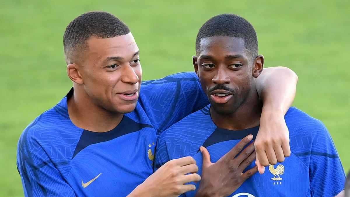 ديمبيلي ومبابي، فيتو