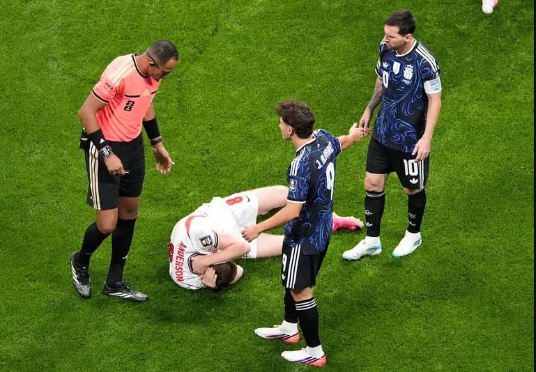 مباراة الأرجنتين وإنجلترا في كأس العالم