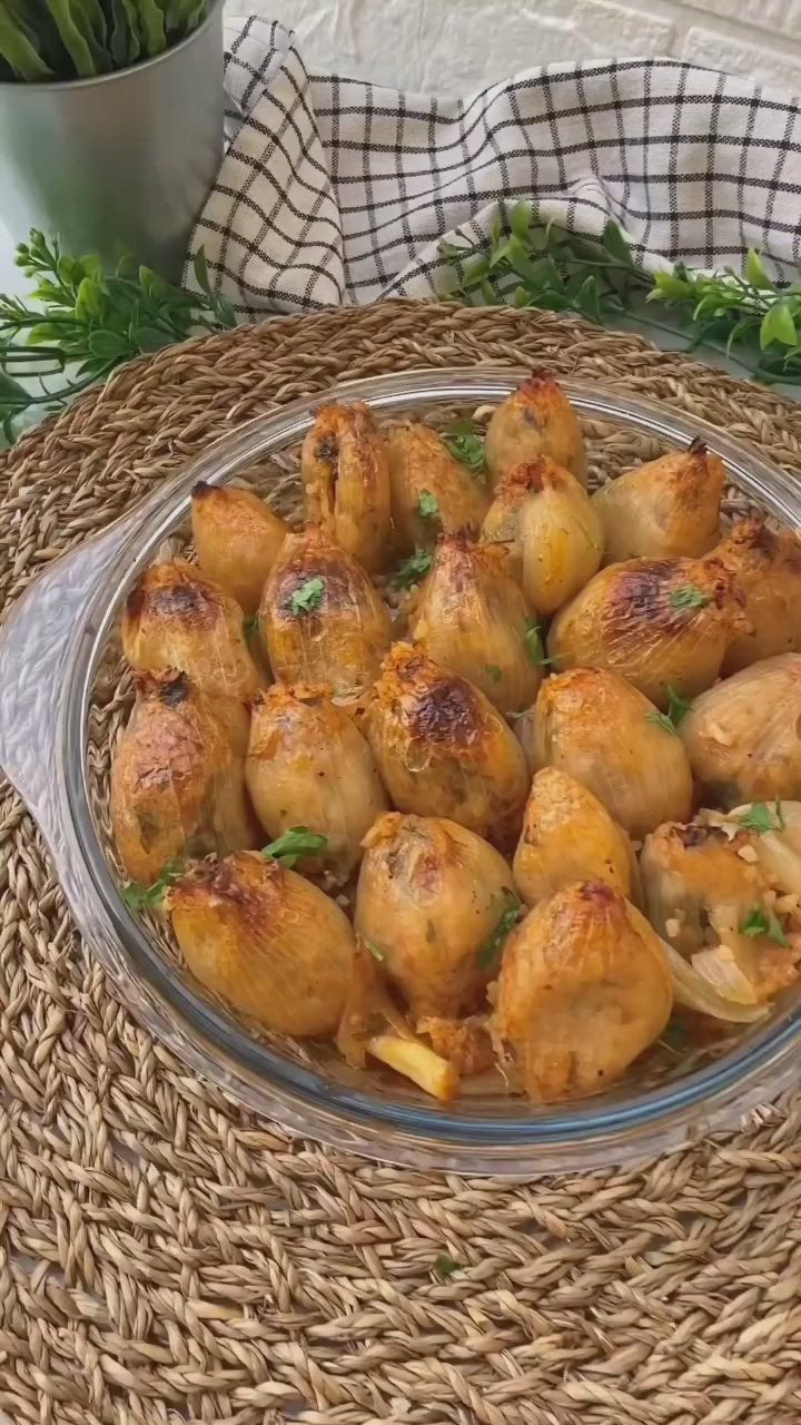 طريقة عمل محشي البصل