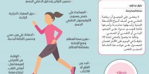 إنفوجرافيك: فوائد حركة الجسم