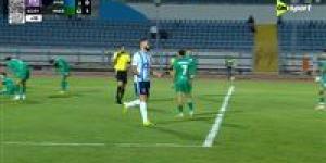 الأهرام ضد المصري.. مروان حمدي يسجل هدف التعادل لـ بيراميدز في مرمى المصري البورسعيدي بالدوري المصري الممتاز