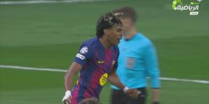 أتلتيكو مدريد ضد برشلونة.. لامين يامال يسجل الهدف الأول لـ برشلونة أمام أتلتيكو مدريد في دوري أبطال أوروبا