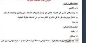 اعرف حلك صح ولا غلط.. إجابات امتحان اللغة العربية للشهادة الإعدادية محافظة القليوبية 2026