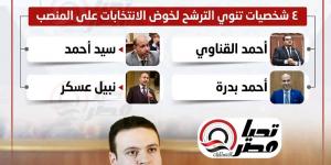 الهيئة العليا لحزب العدل تنتخب أمينًا عامًا جديدًا 20 يونيو.. و4 أسماء تستعد لخوض المنافسة