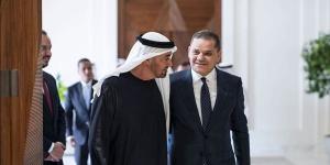 بن زايد يستقبل الدبيبة في الإمارات