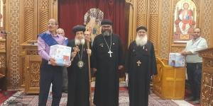 الأنبا دانيال يترأس احتفالية إيبارشية المعادي بالآباء المثاليين