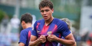 حمزة عبد الكريم يسجل هدفين في فوز برشلونة على يوروبا وديا