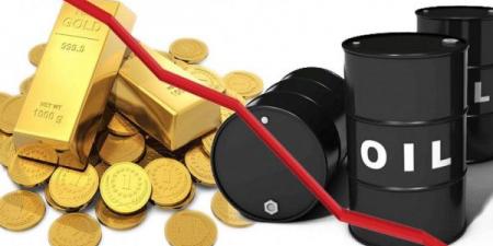 ارتفاع أسعار الذهب وانخفاض النفط عالميا