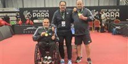 ذهبيتان لمصر في بطولة المستقبل الدولية لتنس الطاولة البارالمبي
