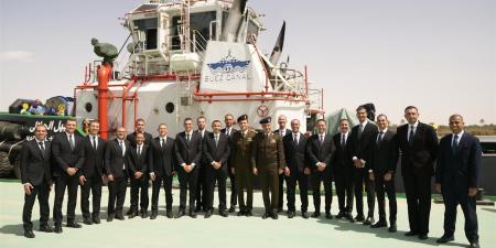 الفريق أسامة ربيع يستقبل وفد الملحقين الدبلوماسيين للتعريف بإنجازات قناة السويس