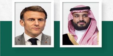 ولي العهد يبحث مع ماكرون تأثير تهديدات الملاحة البحرية في الاقتصاد العالمي