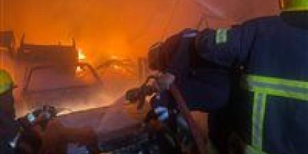 تفاصيل حريق ورشة بالحرفيين دون إصابات.. وانتداب المعمل الجنائي