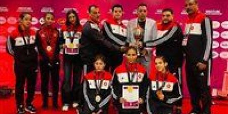 منتخب المصارعة النسائية تحت 17 يتوج ببطولة إفريقيا