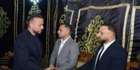 النائب محمد الجارحي يقدم واجب العزاء في الزميل مصطفى الشربيني