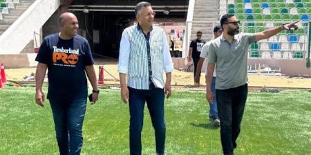 استاد المصري الجديد يدخل مراحله الأخيرة استعدادًا للافتتاح (صور)