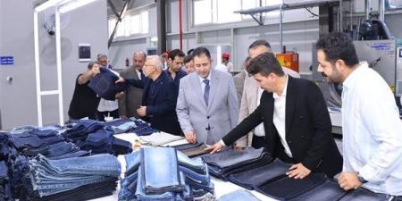 محافظ دمياط يتفقد الشركة التركية للغزل والنسيج بالمنطقة الحرة
