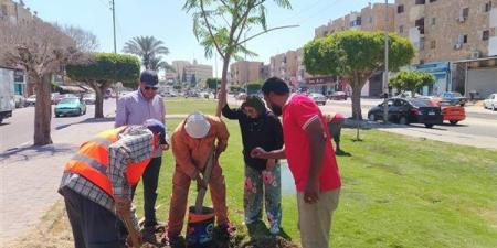 لإعادة المظهر الحضاري، خطة موسعة لزيادة الرقعة الخضراء بنطاق محافظة الإسماعيلية