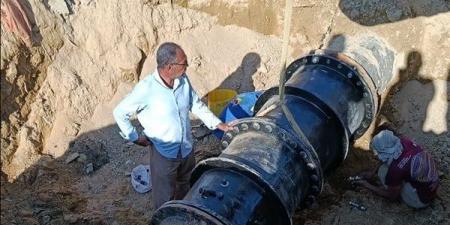 رئيس مياه القناة: الانتهاء من إصلاح خط الطرد الرئيسي بمحطة أبوعارف الجديدة