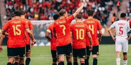 مجموعة مصر، تروسارد يتقدم بهدف بلجيكا الأول أمام نيوزيلندا في كأس العالم