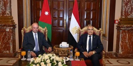 المستشار عصام فريد يستقبل رئيس مجلس الأعيان الأردني