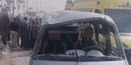 إصابة 5 أشخاص في انقلاب سيارة ملاكي بالطريق الصحراوي الشرقي بالمنيا