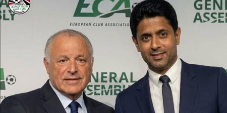 ناصر الخليفي يهنئ هاني أبو ريدة بتأهل منتخب مصر إلى دور الـ 16 في كأس العالم 2026
