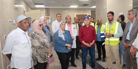 محافظ الغربية يتابع الموقف التنفيذي لمستشفى السنطة المركزي الجديد