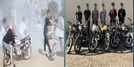 حفل زفاف يتحول إلى واقعة أمنية، ضبط 6 أشخاص بسبب حركات استعراضية بالدراجات في المنوفية