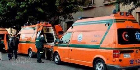 إصابة 10 أشخاص بحادث انقلاب ميكروباص على طريق القصير