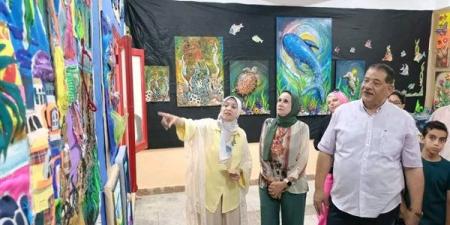 مدير إدارة شرق الإسكندرية التعليمية يشهد ختام معرض اكتشاف المبدعين