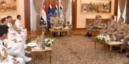 وزير الدفاع ورئيس الأركان يلتقيان رئيس هيئة الأركان العامة للجيوش الفرنسية - النيل نيوز