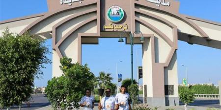 شعلة أسبوع شباب الجامعات الـ 14 تصل جامعة دمياط وتزور محطة «تحيا مصر 1» - النيل نيوز