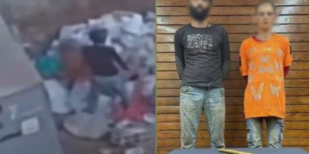 ماسورة حديدية وخناقة أثناء جمع القمامة، القصة الكاملة لفيديو التعدي على سيدة بشبرا الخيمة - النيل نيوز