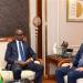 وزير التموين يبحث مع سفير رواندا تبادل الخبرات في مجالات الأمن الغذائي وصوامع التخزين