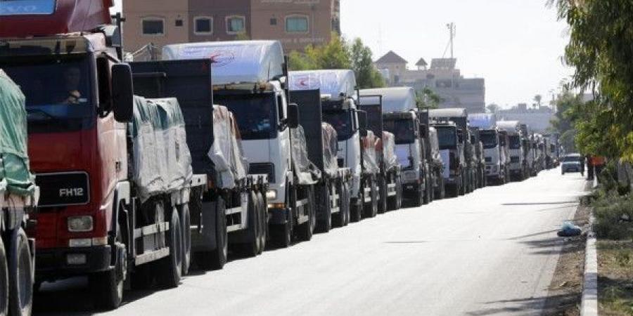 "الإعلامي الحكومي" بغزة: دخول 986 شاحنة مساعدات منذ وقف إطلاق النار