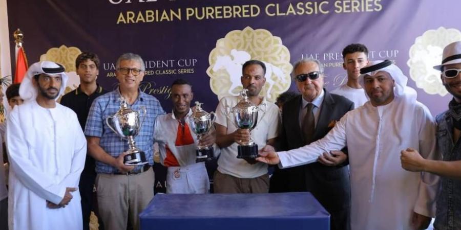 «فهد الأمين» بطل كأس رئيس الدولة للخيول العربية في مصر