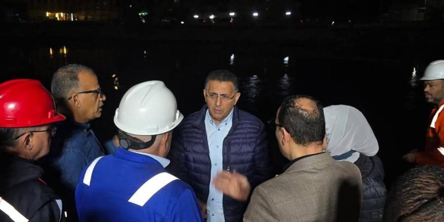 محافظ القليوبية يتابع احتواء تسريب سولار بترعة الإسماعيلية