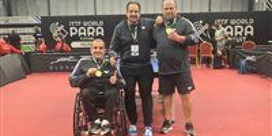 ذهبيتان لمصر في بطولة المستقبل الدولية لتنس الطاولة البارالمبي