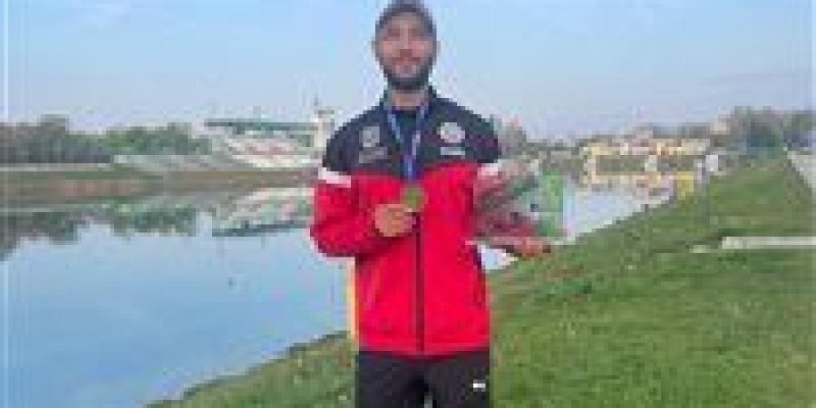 محمد علاء يحصد ذهبية بطولة كرواتيا المفتوحة للتجديف 2026