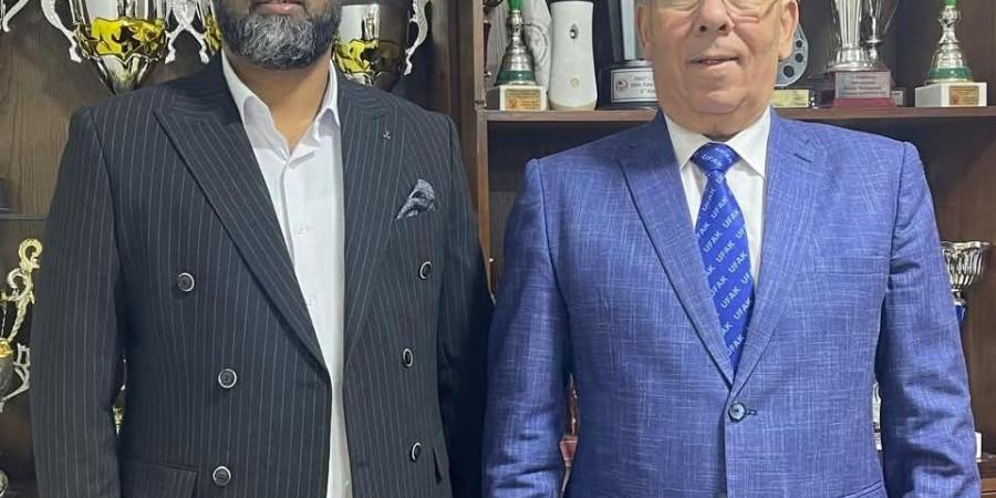 الدهراوي والرعيض يتفقدان دورة المدربين ببطولة شمال إفريقيا للكاراتيه