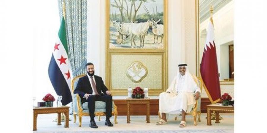 أمير قطر وولي العهد السعودي يبحثان مع الرئيس السوري مستجدات الأوضاع وانعكاساتها على أمن المنطقة واستقرارها