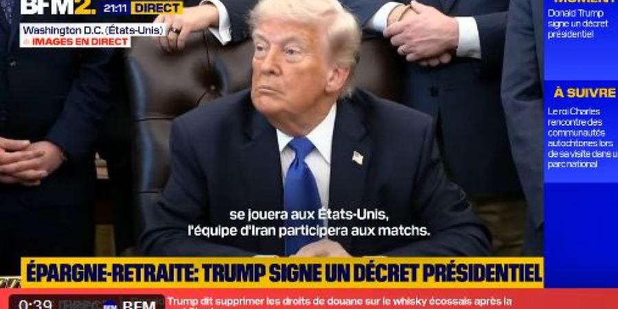دونالد ترامب يعلق على مونديال 2026: لا أقلق من فوز إيران باللقب