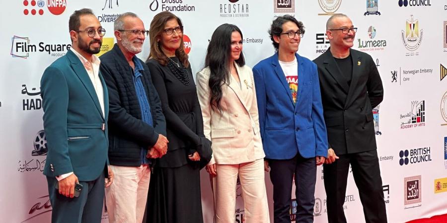 لجنة تحكيم المسابقة الدولية على ريد كاربت ختام مهرجان الإسكندرية للفيلم القصير