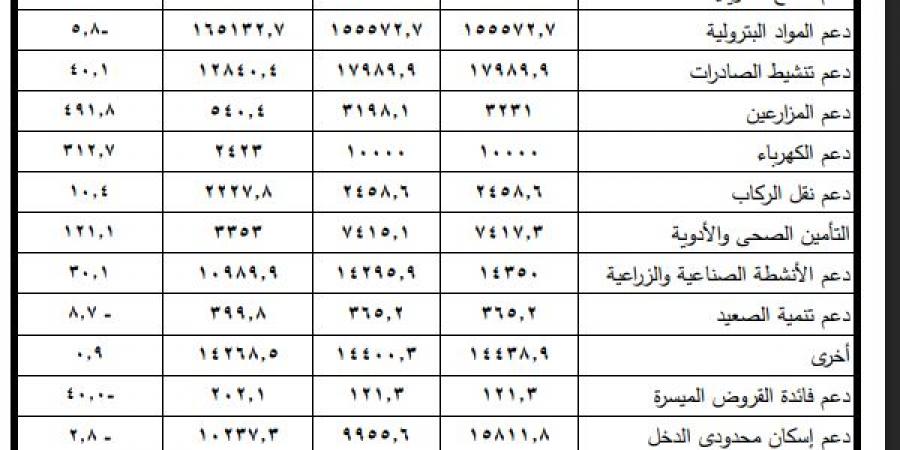 596.5 مليار جنيه.. حجم الدعم والمنح والمزايا الاجتماعية في "ختامي2025"