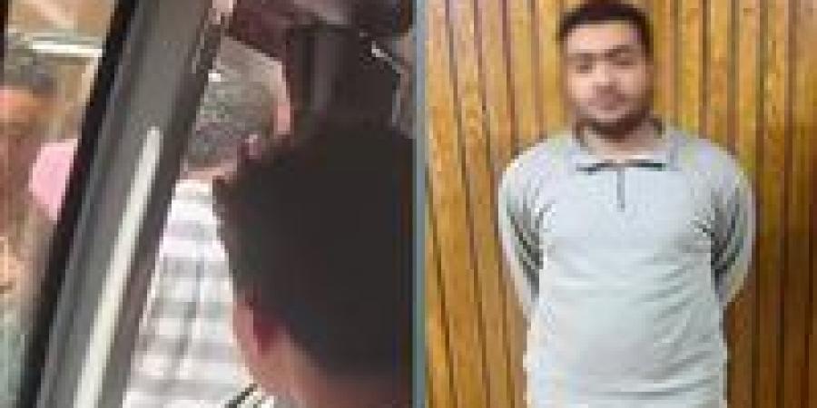 القبض على شخص منع سائق حافلة مدرسية من المرور أمام منزله بالإسكندرية