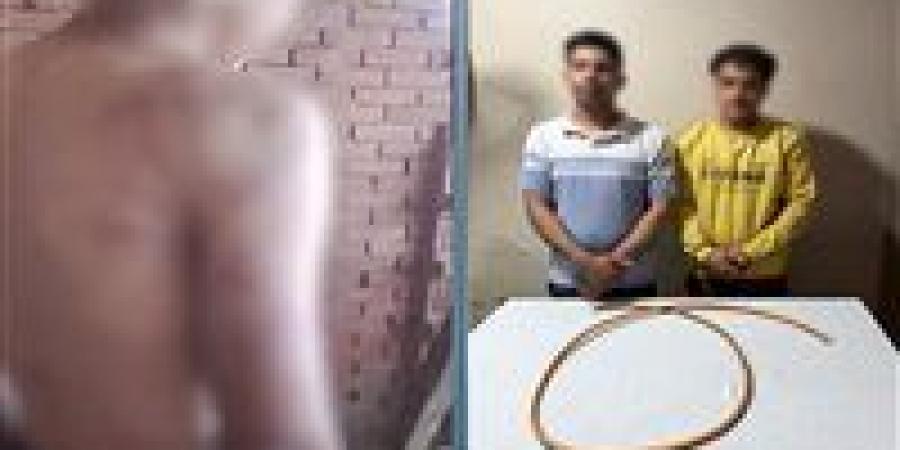 قيده وضربه بالخرطوم.. ضبط صاحب ورشة قيد عامل وتعدى عليه في الغربية