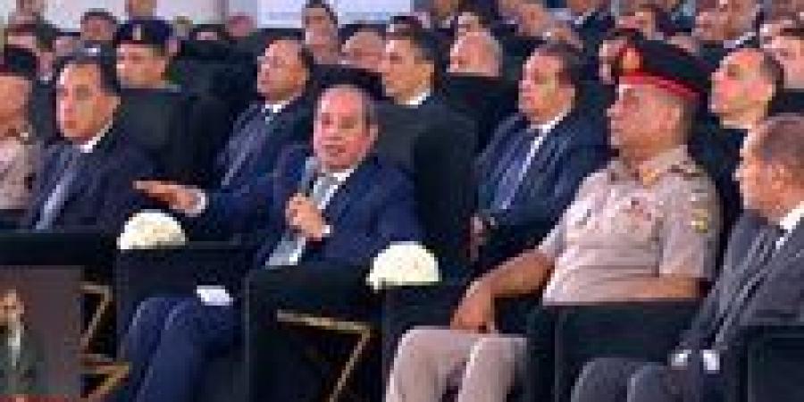 الرئيس السيسي يشهد افتتاح محطة رفع المياه رقم 3 نبع ويؤكد: خطة متكاملة لتعظيم الإنتاج الزراعي