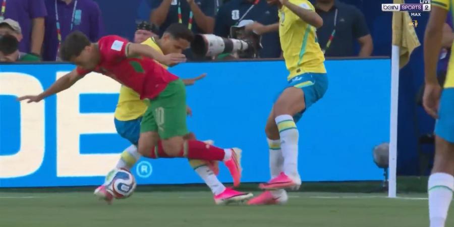ماتش المغرب والبرازيل.. ملخص اهداف ونتيجة مباراة المغرب والبرازيل في كأس العالم بعد مرور 30 دقيقة