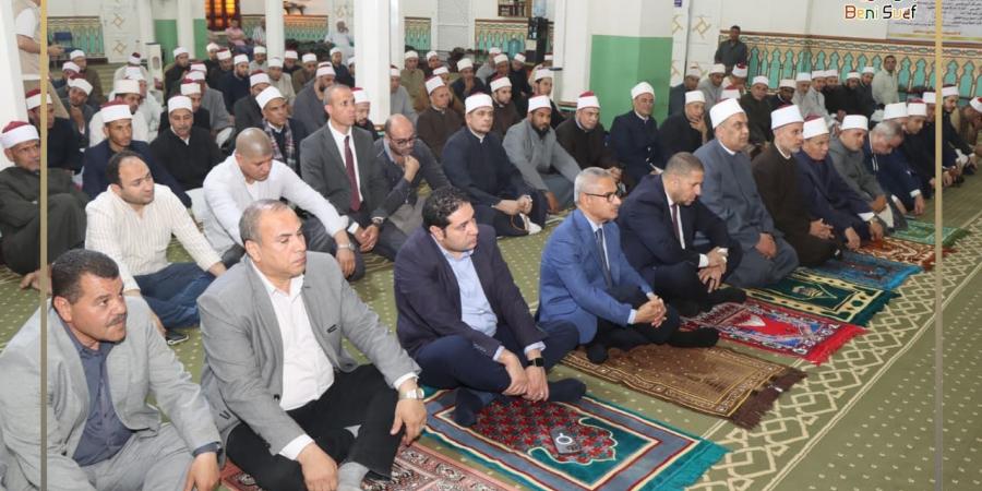 محافظ بني سويف يشهد احتفال الأوقاف بالعام الهجري الجديد بمسجد عمر بن عبد العزيز